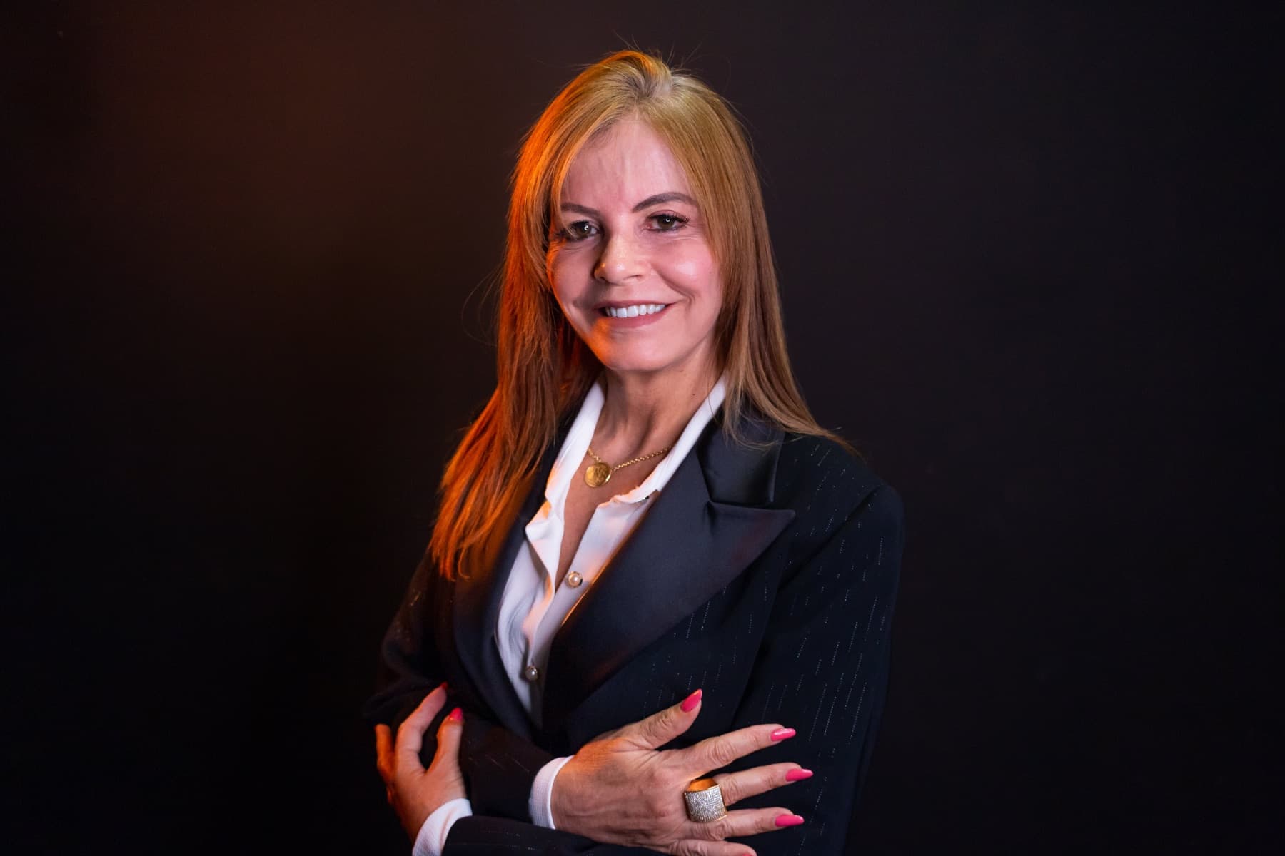Magaly Abreu em ensaio profissional